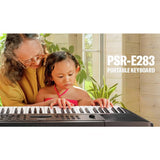 Yamaha PSR-E283 61-key keyboard, imported from the UK