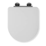 Croydex D shaped toilet seat white, imported from the UK