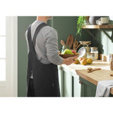 Argos Habitat Cross Back Apron Charcoal Cotton Apron 95x103cm- Buy online at McGrocer