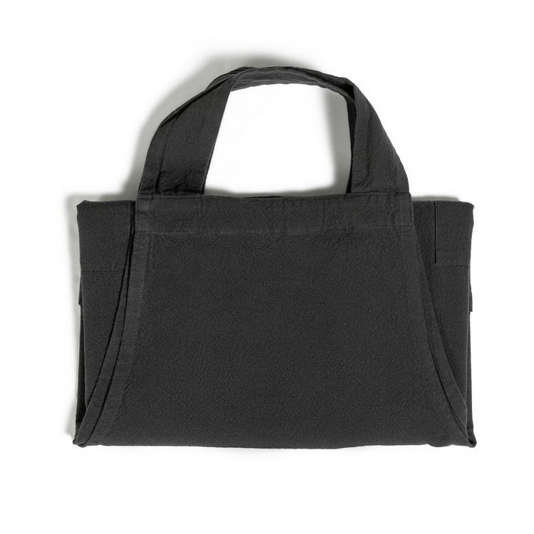 Habitat cross back apron charcoal grey cotton - imported from the UK