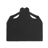 Habitat cross back apron charcoal grey cotton - imported from the UK