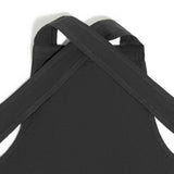 Habitat cross back apron charcoal grey cotton - imported from the UK