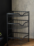 Charcoal corner storage caddy 42cm high - British product