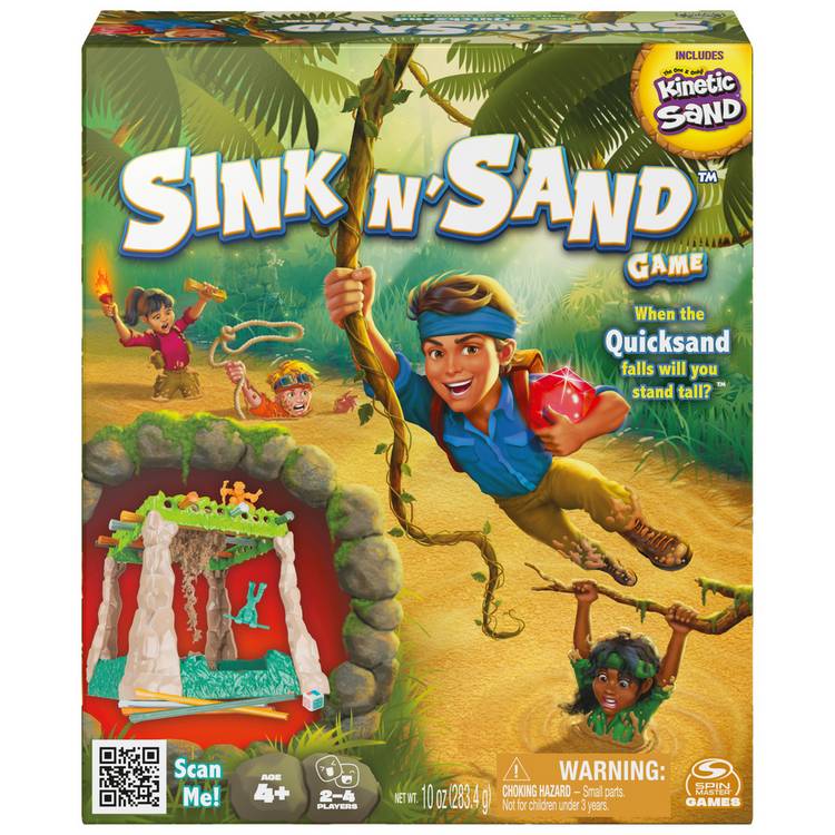 Sink N' Sand Game kinetic sand family game, imported from the UK