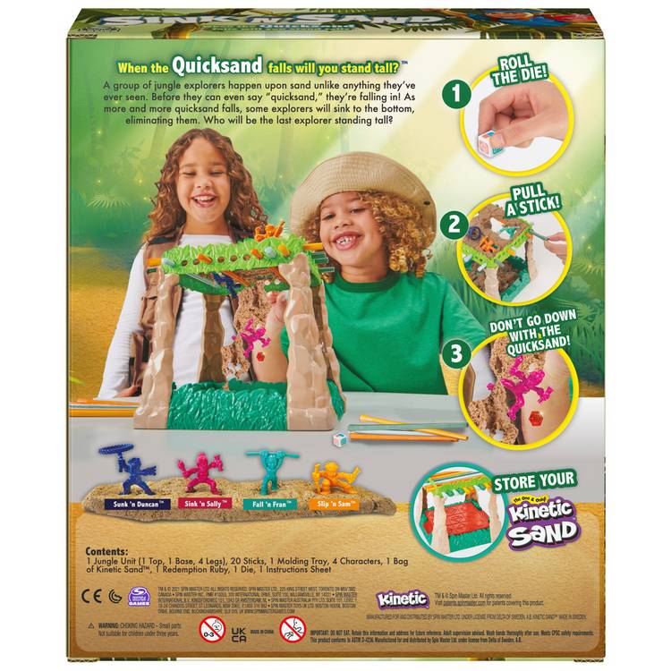 Sink N' Sand Game kinetic sand family game, imported from the UK
