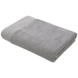 Pineapple Elephant bamboo combed bath towel grey - British product