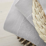 Pineapple Elephant bamboo combed bath towel grey - British product