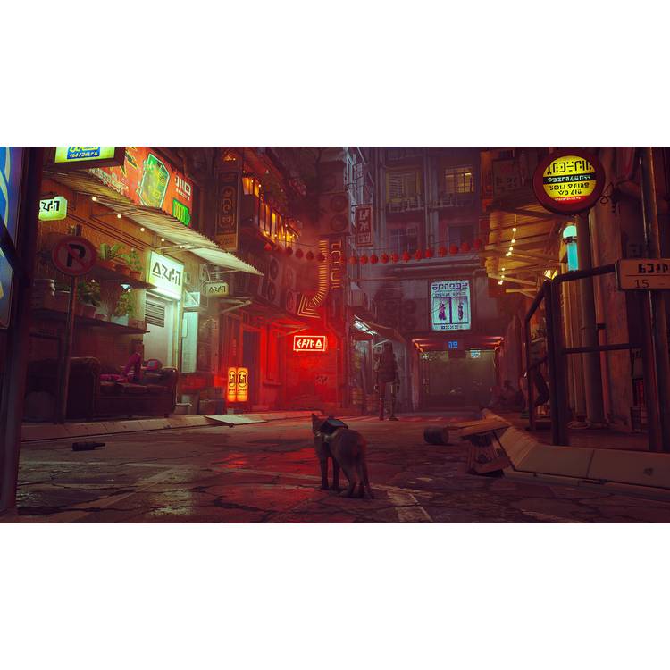 Stray Nintendo Switch game with art cards - British product