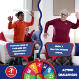 Wheel You Dare family board game with 300 challenges - British product