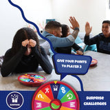 Wheel You Dare family board game with 300 challenges - British product