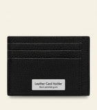 Mulberry grained leather card holder 8x11cm, imported from the UK