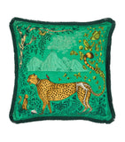 Emma J Shipley velvet cheetah cushion 45cm x 45cm - British product