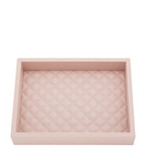 Harrods Handcrafted Quilted Nappa Leather Tray for Teatime 18cm x 24cm- Buy online at McGrocer
