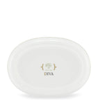 GINORI 1735 porcelain Colonna Diva Giallo pickle dish 21.5cm, UK version