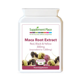 Holland & Barrett Supplement Place Maca Root Extract Red, Black and Yellow 60 Capsules- Buy online at McGrocer