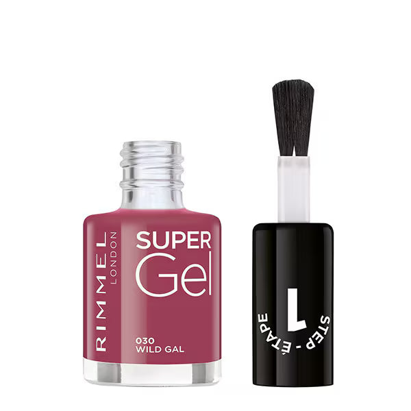 Rimmel Super Gel Nail Polish Wild Gal, imported from the UK