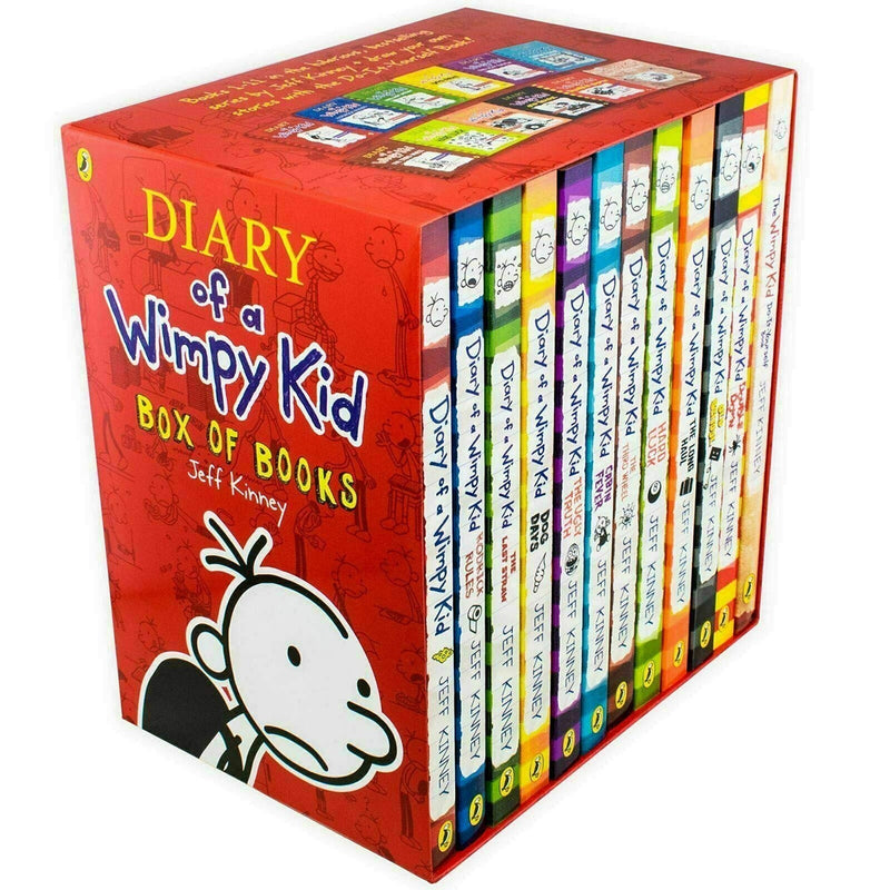 Diary of a Wimpy Kid 12 book boxset by Jeff Kinney - British product