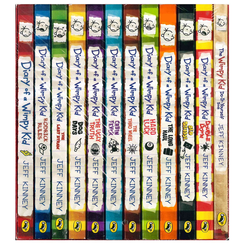 Diary of a Wimpy Kid 12 book boxset by Jeff Kinney - British product