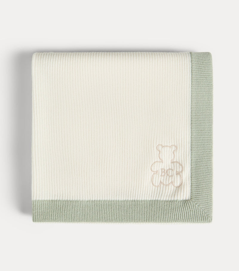 Brunello Cucinelli cashmere embroidered blanket 80cm x 80cm - British product