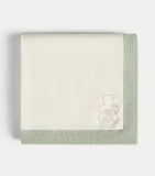 Brunello Cucinelli cashmere embroidered blanket 80cm x 80cm - British product