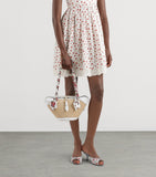 Dolce&Gabbana Raffia Capri Coppa shoulder bag, imported from the UK