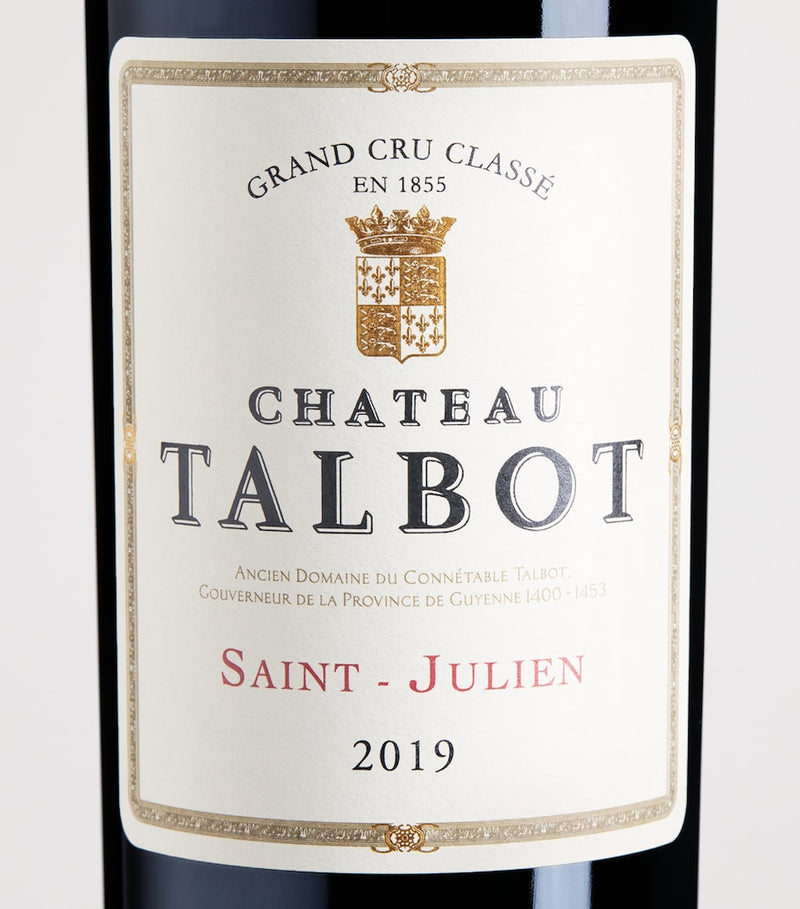 Château Talbot red wine 2019 vintage 75cl - British product