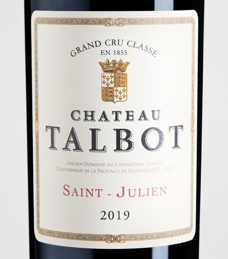 Château Talbot red wine 2019 vintage 75cl - British product