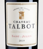 Château Talbot red wine 2019 vintage 75cl - British product