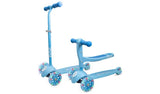 Zinc My First 3-in-1 kids scooter blue light-up wheels (British brand)