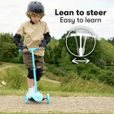 Zinc My First 3-in-1 kids scooter blue light-up wheels (British brand)