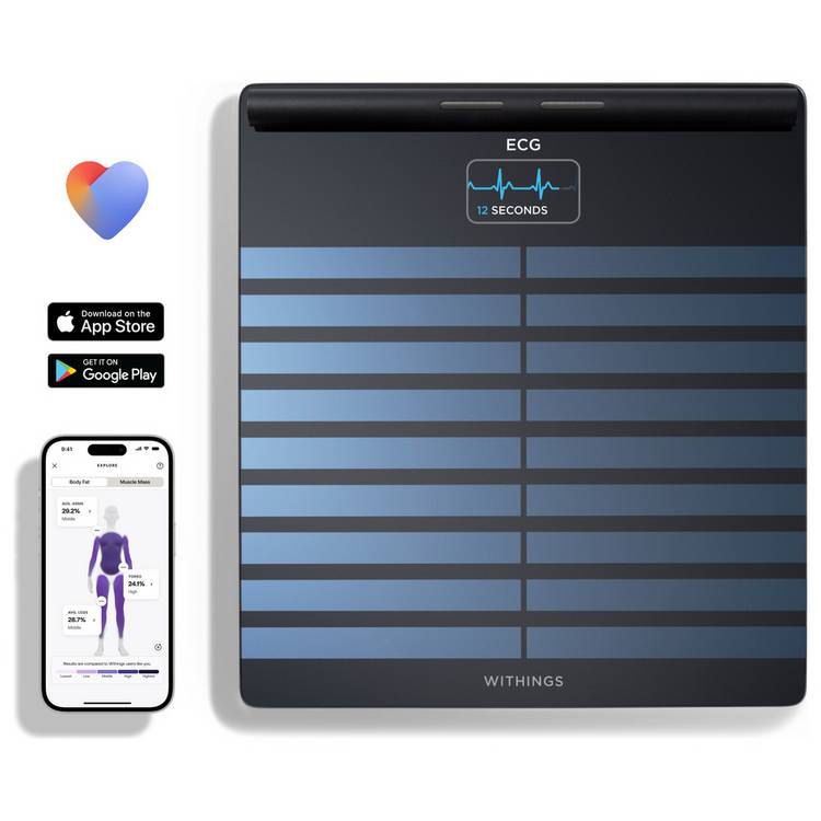 Withings Body Scan smart scale black - British product