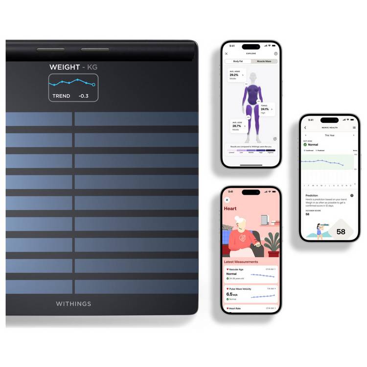 Withings Body Scan smart scale black - British product