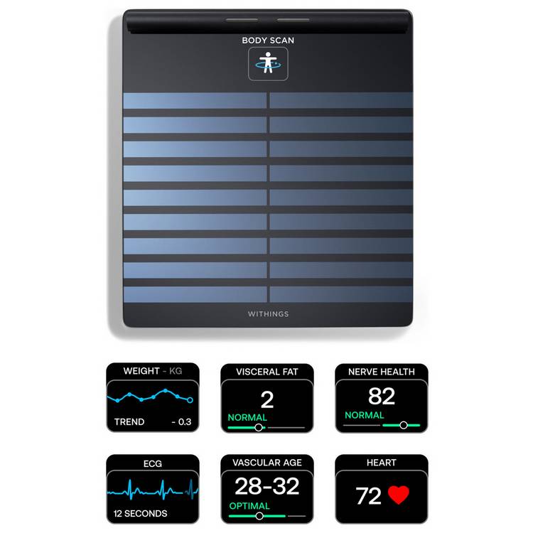 Withings Body Scan smart scale black - British product