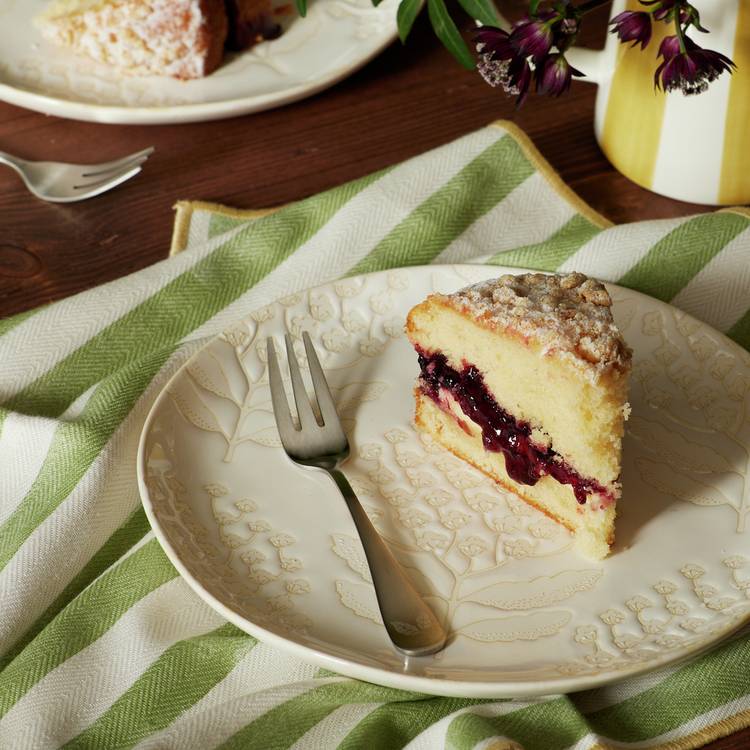 Habitat satin cake fork set 4pc - British product