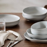 Argos Habitat 12 Piece Stoneware Dinner Set - Matte Grey- Buy online at McGrocer