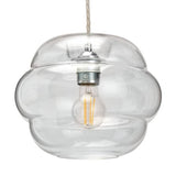Habitat clear glass honeycomb lampshade 25cm, UK version