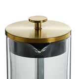 Habitat smoked glass cafetiere, 8 cup 1000ml, UK version