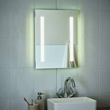Argos Argos Home Bathroom LED Battery Powered Mirror - White- Buy online at McGrocer