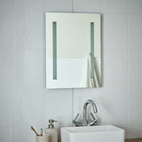 Argos Home bathroom mirror LED battery powered white 50x39cm, UK version