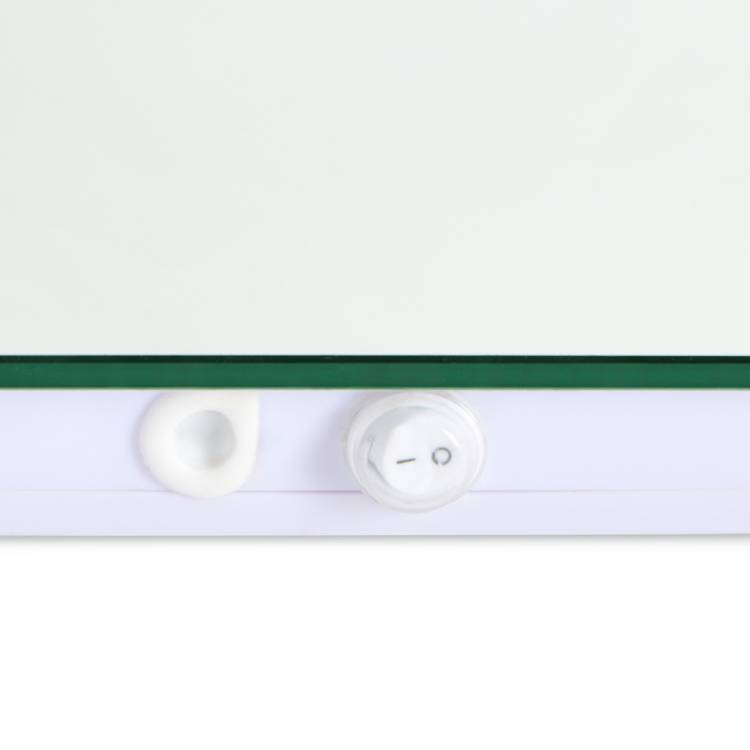Argos Home bathroom mirror LED battery powered white 50x39cm, UK version