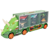 Teamsterz Dino Transporter toy case with 3 dinosaur vehicles, UK version