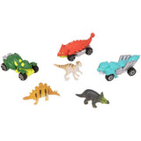 Teamsterz Dino Transporter toy case with 3 dinosaur vehicles, UK version