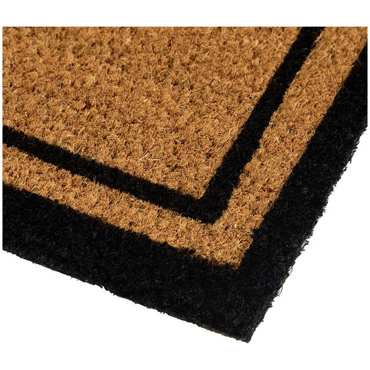Argos Home coir doormat long border 40x120cm, imported from the UK