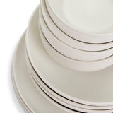 Habitat stoneware dinner set matte white 12 piece - British product