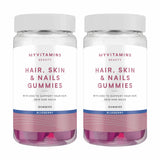Costco UK MyVitamins Hair, Skin & Nails Blueberry Gummies Dietary Supplement 2 x 120 Count- Buy online at McGrocer