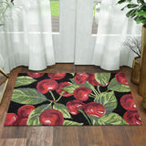 Colourful hooked accent rug 56x97 cm (British brand)