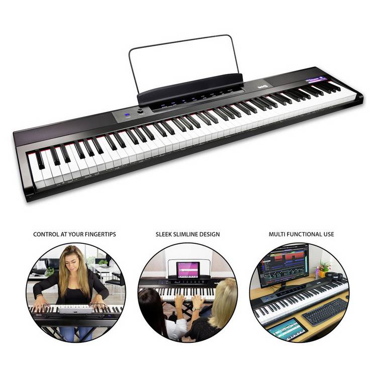 RockJam RJ88DP 88-note digital piano weighted keys (British brand)