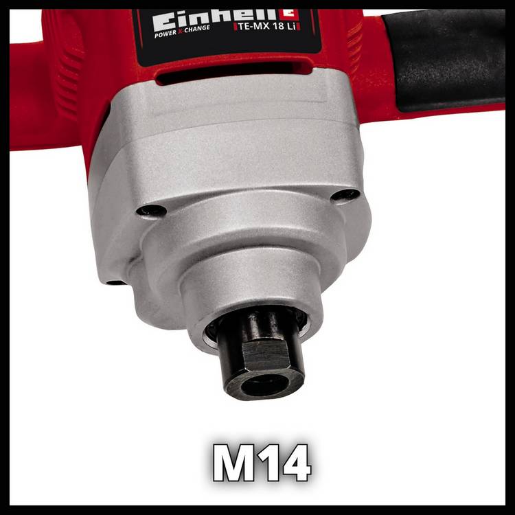 Einhell cordless paint and mortar mixer (British brand)
