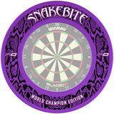 Red Dragon Peter Wright Snakebite dartboard surround (British brand)