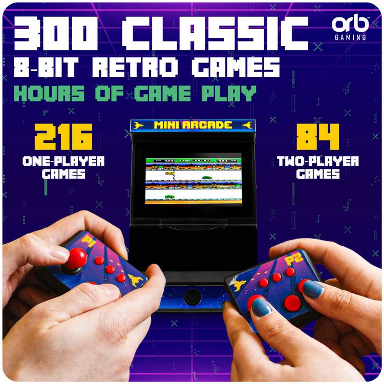 Orb retro arcade 2 player machine, imported from the UK